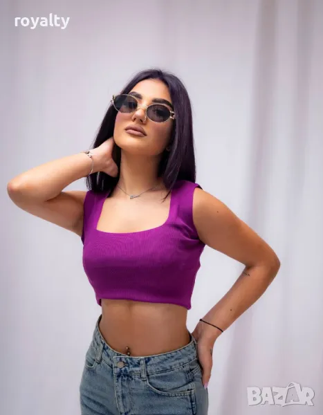 Дамски лилав потник , снимка 1