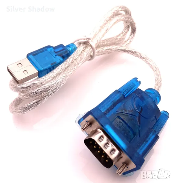 Преходник от USB 2.0 към 9 пина с кабел, снимка 1