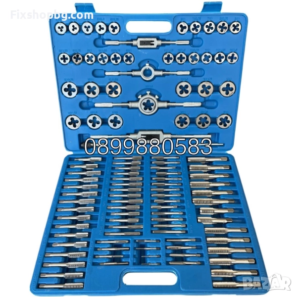 Метчици и плашки 110 части, снимка 1