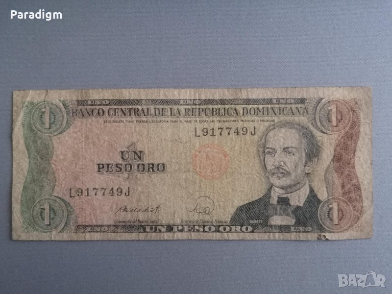 Банкнота - Доминикана - 1 песо | 1988г., снимка 1