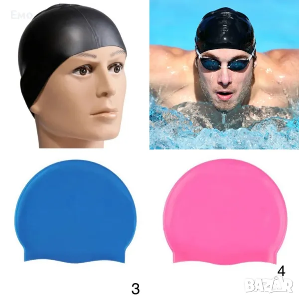Професионална плувна шапка - с иновативен дизайн и материали, които осигуряват отлично прилягане, снимка 1