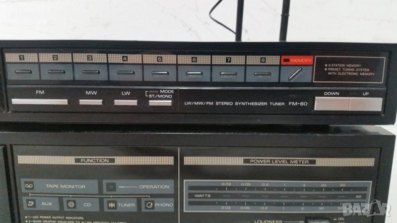 Стерео усилвател Fisher CA-60, стерео тунер Fisher FM-60, снимка 1