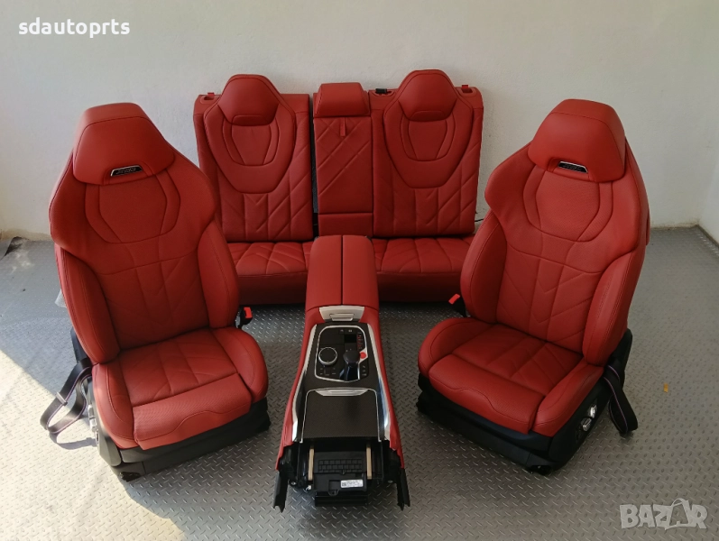 Нов салон седалки BMW XM X8 G09 Individual Leder Sakhir Orange Carbon, снимка 1