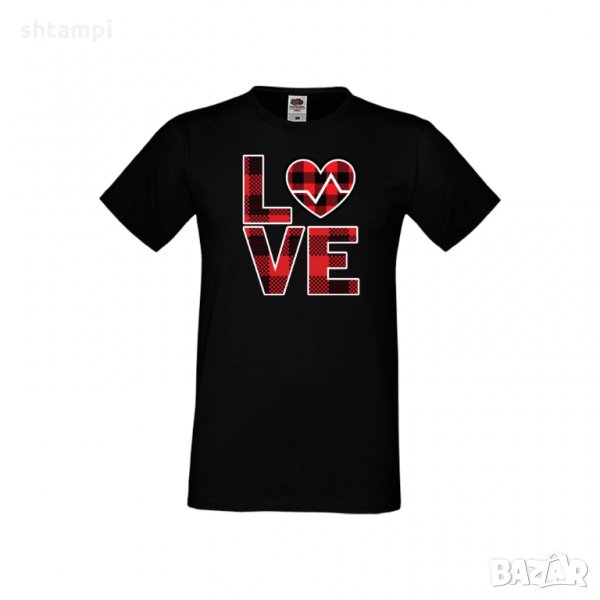 Мъжка тениска Свети Валентин Love 3, снимка 1
