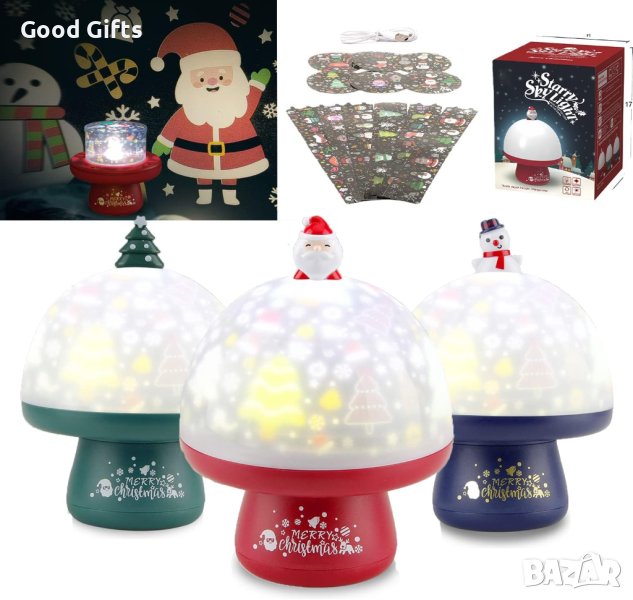 Музикална Коледна лампа проектор, снимка 1