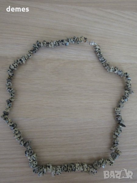  Гердан от далматински яспис-кръг, снимка 1