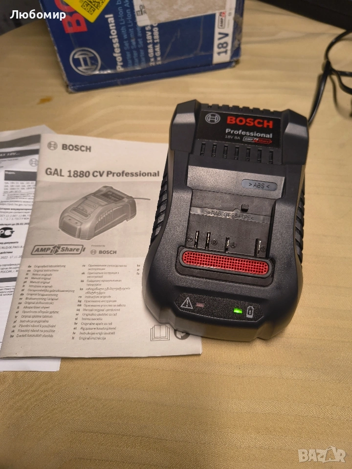 BOSCH Зарядно устройство GAL 1880 CV professional , снимка 1