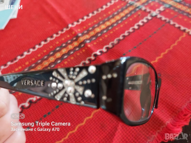 VERSACE Frames 3096-B GB1 BLACK EYEGLASSES 53-15-135mm диоптрични очила , снимка 1