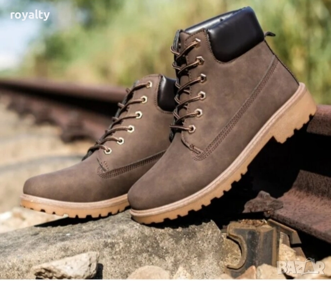 Мъжки Кафяви Боти, снимка 1