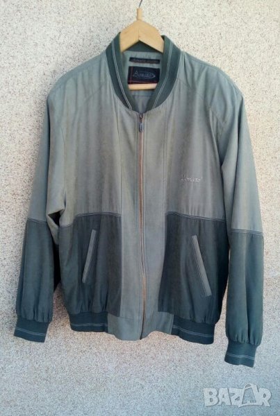 Мъжко средно тънко яке от микрофибър, снимка 1