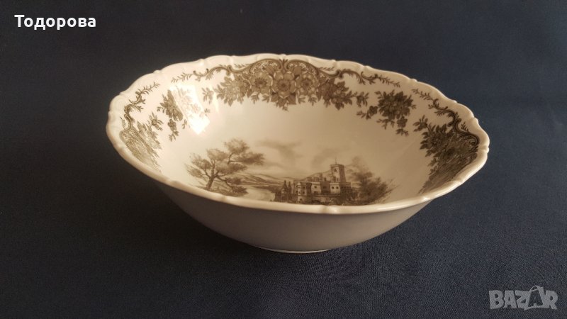 Голяма стара порцеланова купа - Бавария., снимка 1