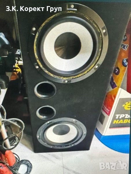 Голяма Бас Каса с 2 говорителя LAMAR SW-5112/G-4 x 400W, снимка 1