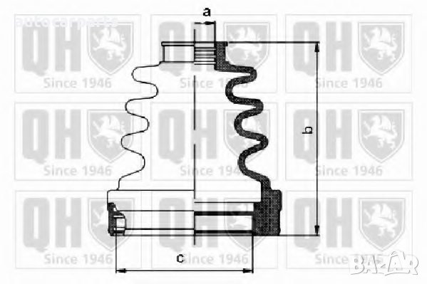 Комплект маншон за полуоска Ситроен C2, C3, Форд, Мазда 2, Сузуки Wagon R+, Опел Агила и Хонда CR-V, снимка 1