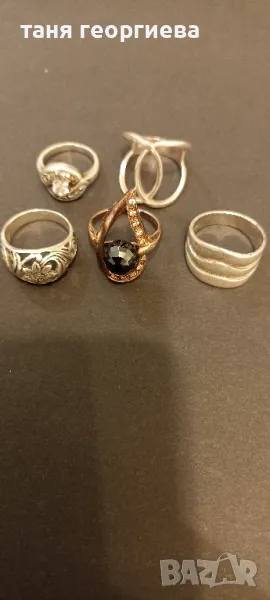 стари сребърни пръстени , снимка 1