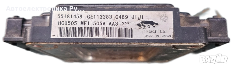 компютър FIAT STILO 1.8 16V Hitachi, 55181458, GE 113383 ,C489 ,HCU505, MFI-505A AA3 , снимка 1