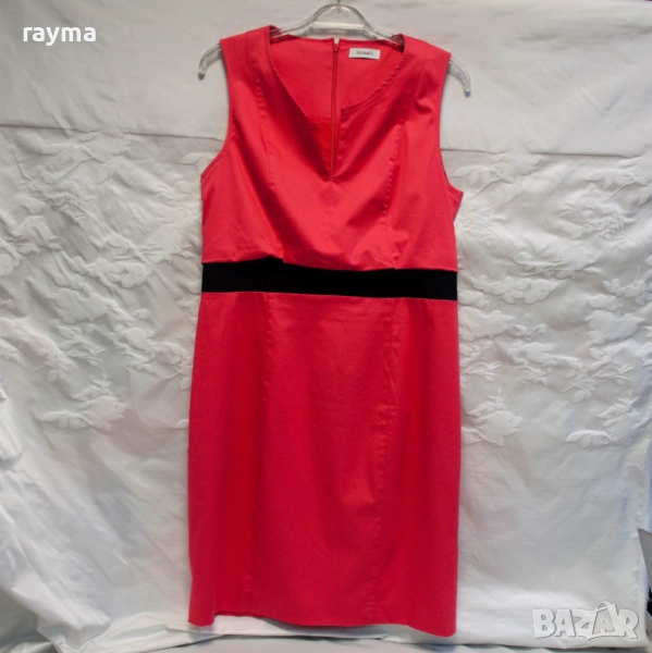 Max & Co червена памучна рокля , снимка 1