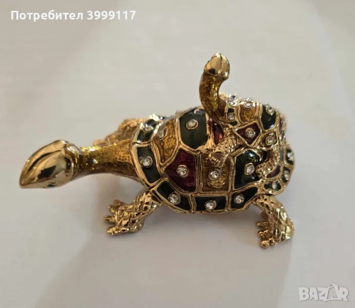 Метална бижутерка - Костенурка, снимка 1