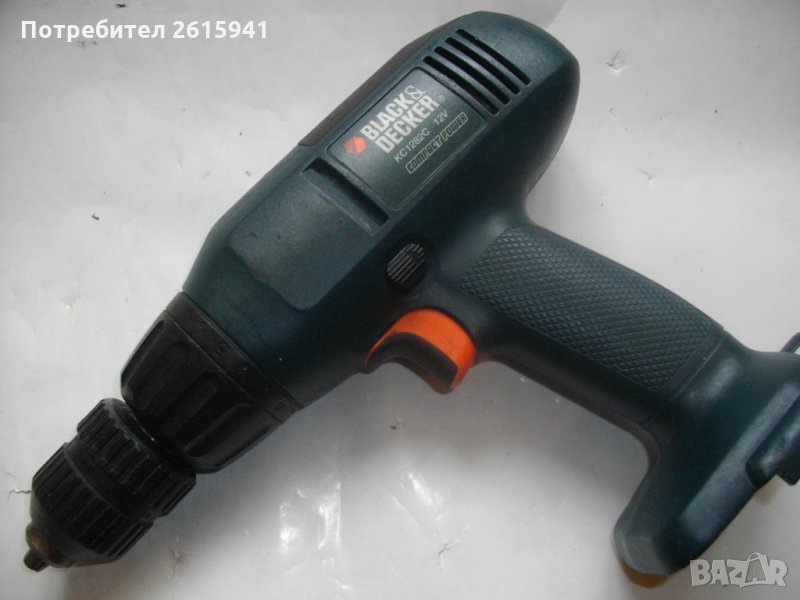 Ударно Black Decker KC1282C-12 Волта Боди-Тяло За Винтоверт-Отлично, снимка 1