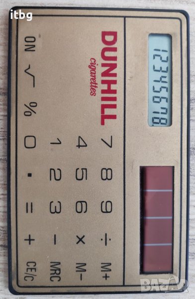 Продавам соларен калкулатор Dunhill, снимка 1