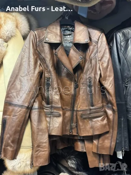 Нова колекция вталени якенца от естествена кожа , снимка 1