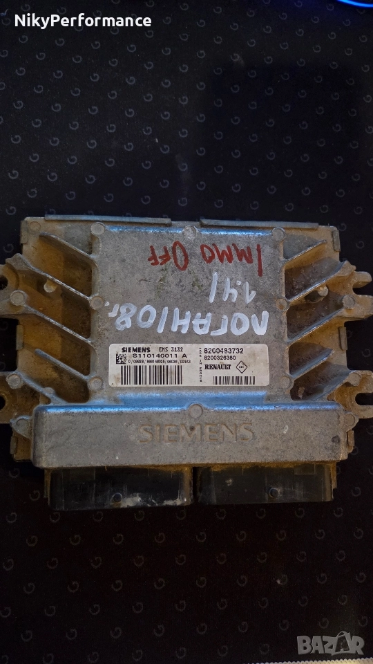 Компютър Dacia/Renault 1.4 Simens EMS 3132, снимка 1