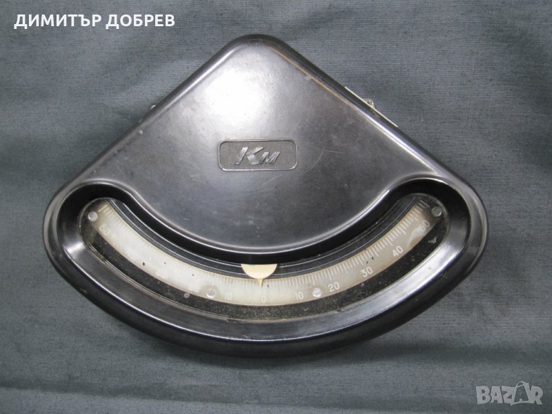 СТАР РЕТРО СОЦ СССР КОРАБЕН КЛИНОМЕТЪР КРЕНОМЕР БАКЕЛИТ, снимка 1