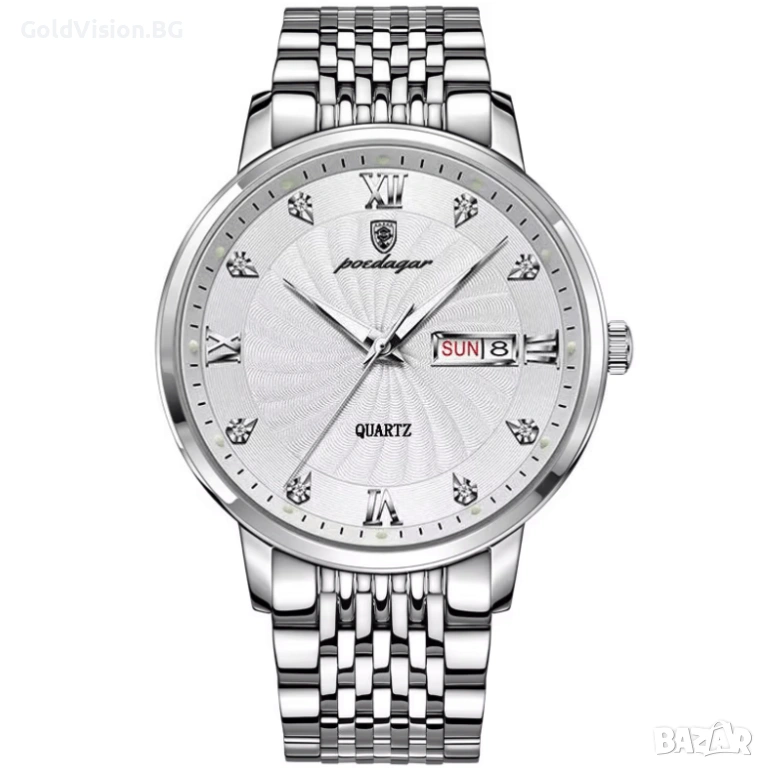 Мъжки часовник – POEDAGAR 827 + ПОДАРЪК, снимка 1