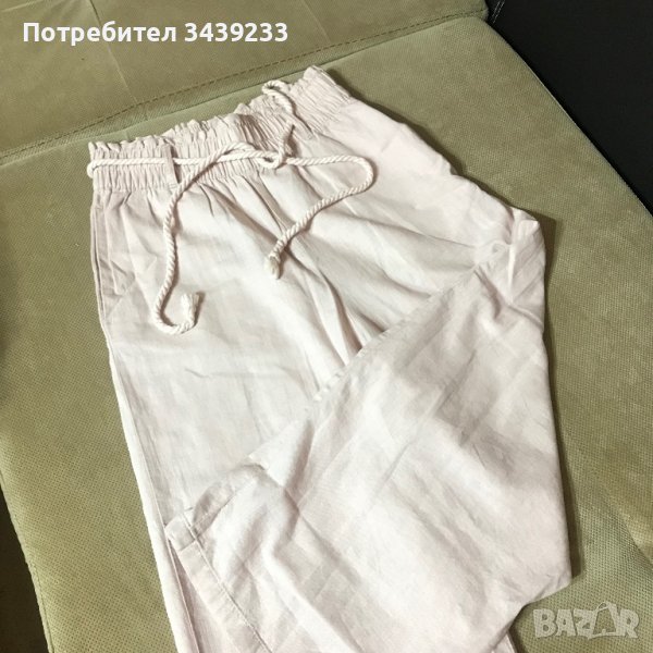 Дамски розов летен панталон H&M 36, снимка 1