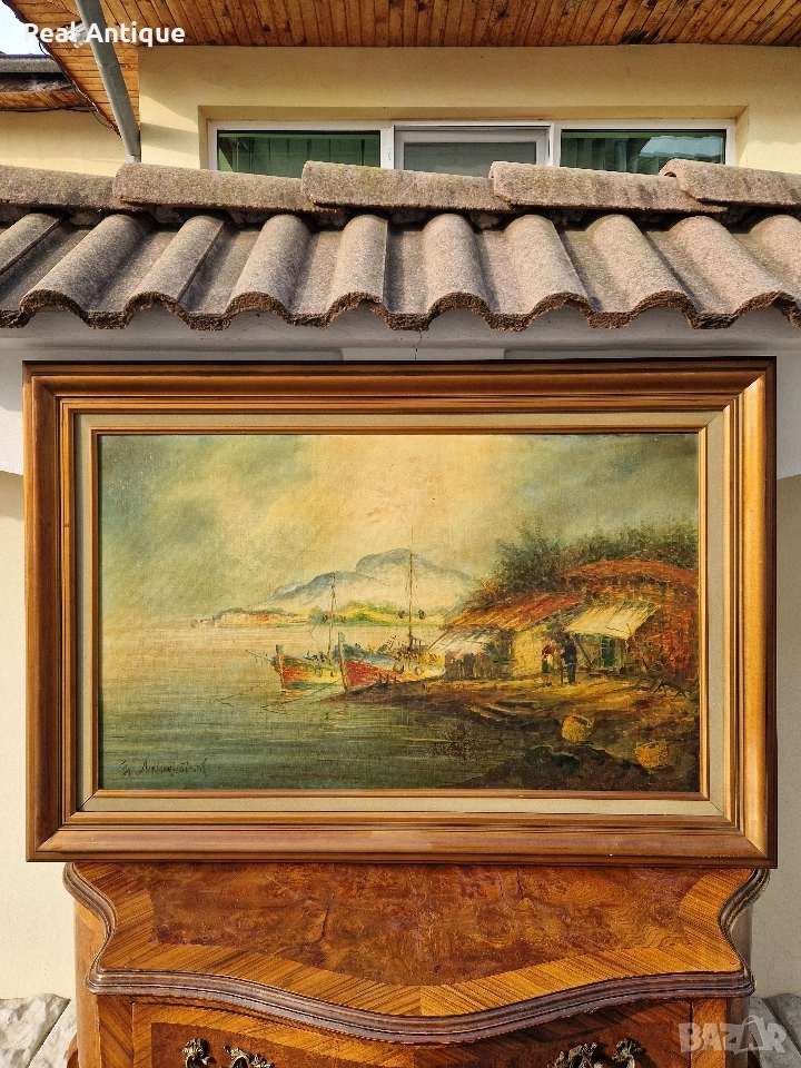 Уникална огромна майсторска авторска картина масло върху платно , снимка 1