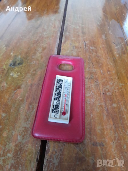 Стар сувенирен термометър Skoda Export,Шкода, снимка 1