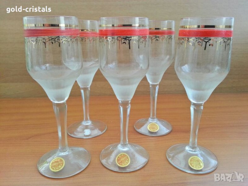 Ретро стъклени чаши, снимка 1