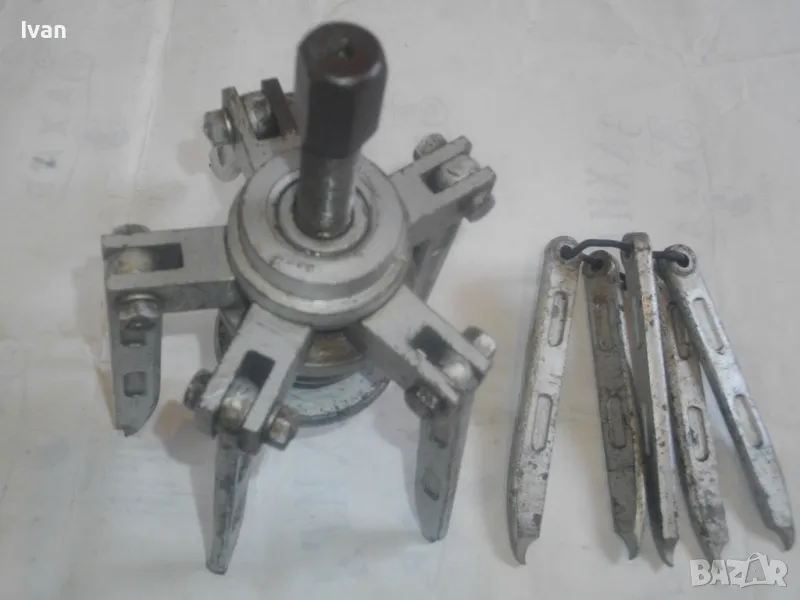 NEXUS СКОБА ЗА ВАДЕНЕ ЧЕРУПКИ ЛАГЕРИ ПЕТРАМЕННА Старо качество масивна с 5 резервни рамена, снимка 1