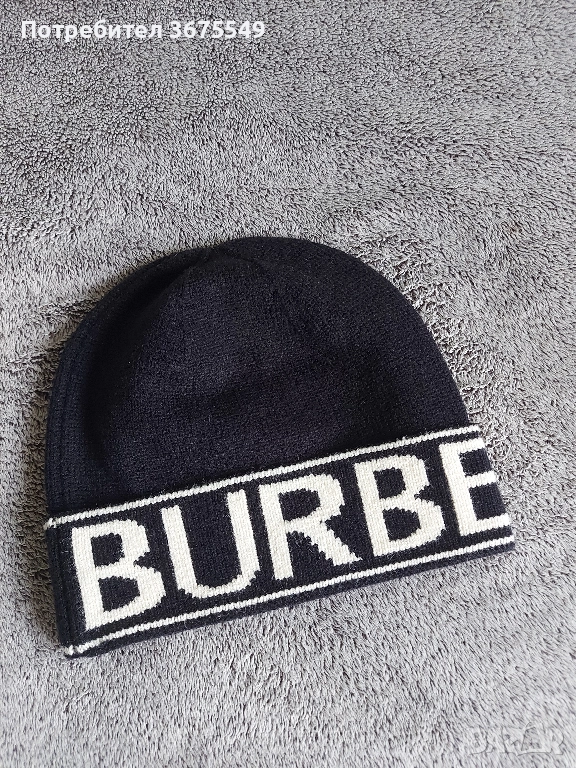 Зимна шапка Burberry beanie - Универсален размер, снимка 1