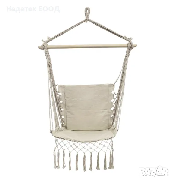 Висяща люлка - хамак от макраме, 100x50x110 см., снимка 1