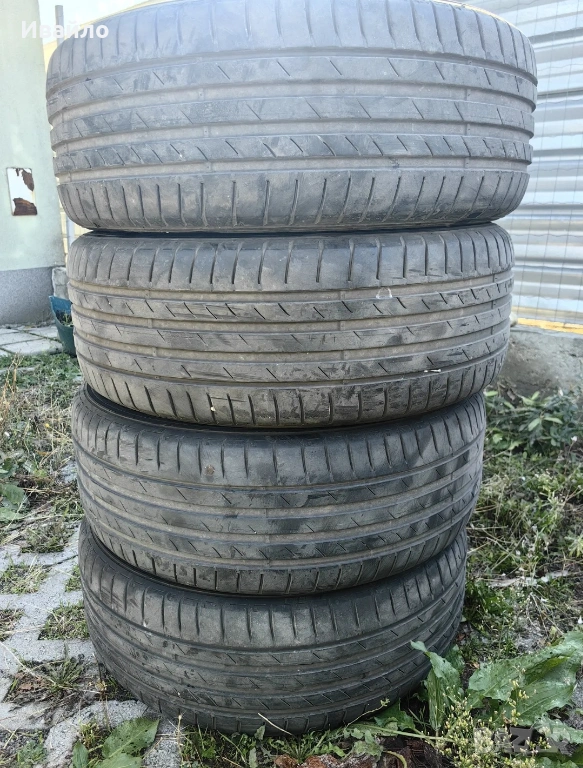 Продавам 4 броя Летни Гуми 215.55.17 на 1 сезон дот 2021 KUMHO , снимка 1