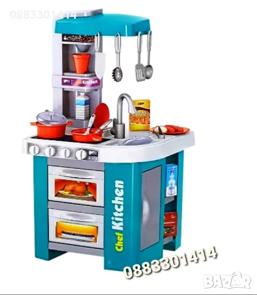 Голяма детска кухня, Звук, Светлини и 49 аксесоара , снимка 1