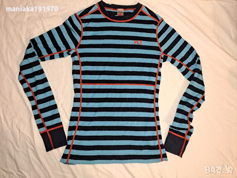 РЕЗЕРВИРАНА Kari Traa (S) дамска термо блуза мерино 100% Merino Wool, снимка 1