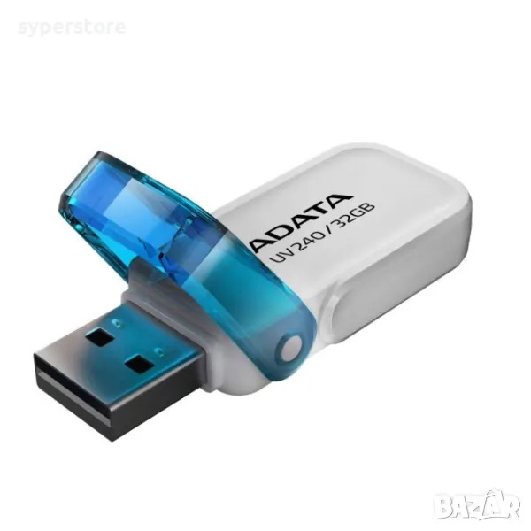 USB Fash Memory 32G USB2.0 A-DATA UV240, SS000536, капаче Флаш Памет, Преносима Памет, външна памет, снимка 1