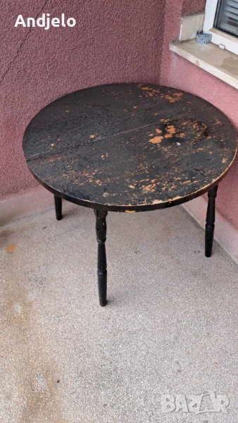 Масивна дървена маса, снимка 1