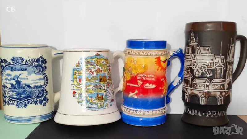 Колекционерски халби за бира от различни страни, снимка 1