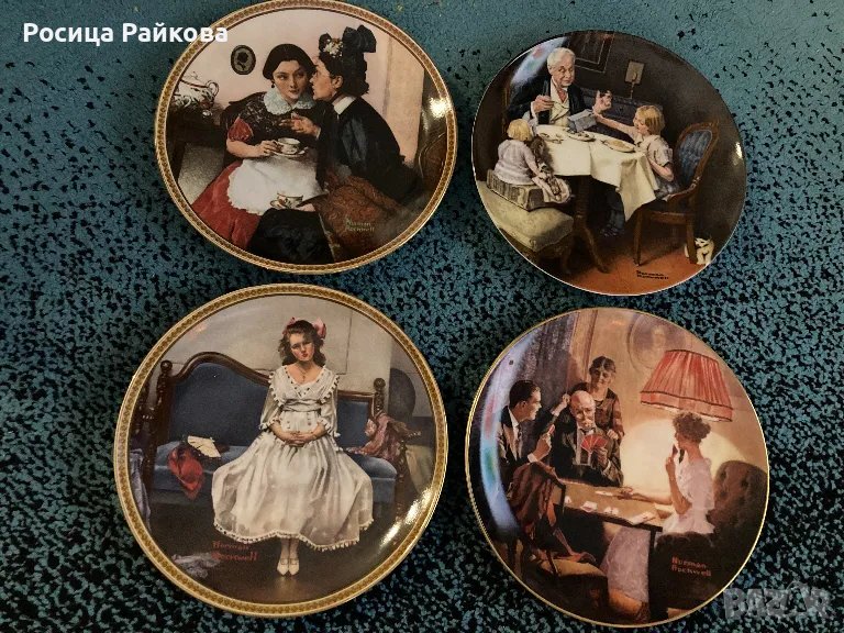 Колекционерски чинии-4 броя, снимка 1