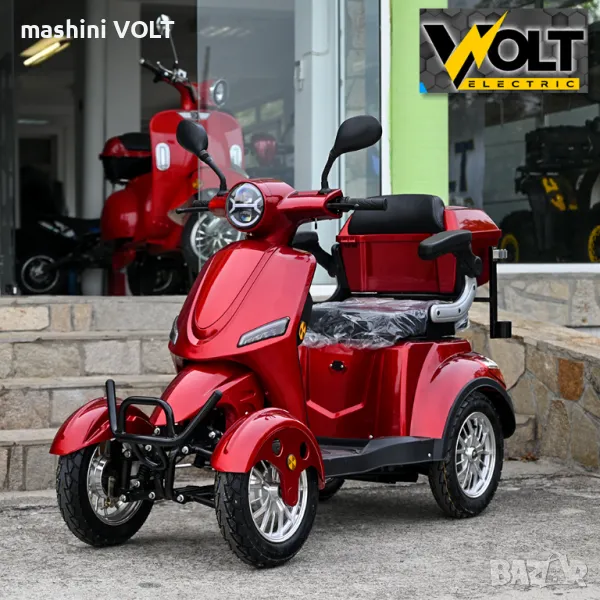 Електрическа четириколка Volt Electric FM4 LED с магнитна спирачка и рекуперация, снимка 1