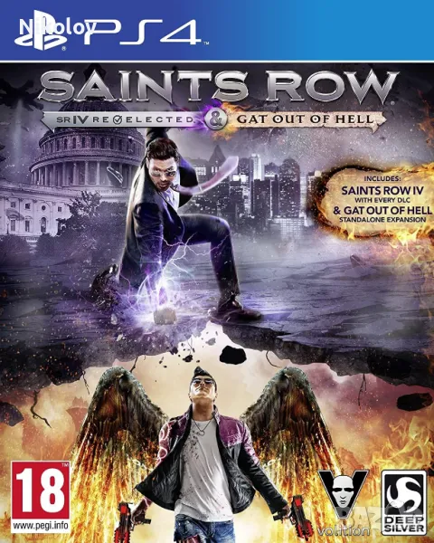 Saints Row IV Re-Elected & Gat Out Of Hell PS4 (Съвместима с PS5), снимка 1