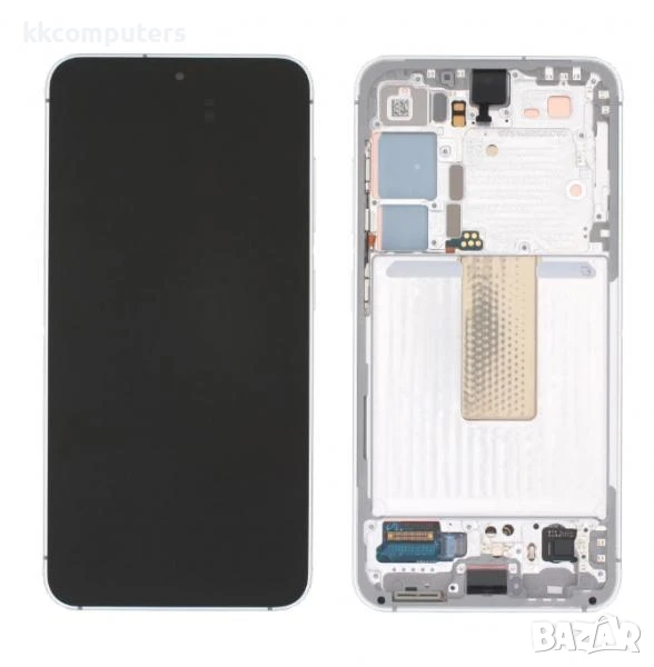 LCD Дисплей за Samsung SM-S911F S23 5G / GH82-30480F / Тъч скрийн + рамка / Lime / Оригинал Service , снимка 1