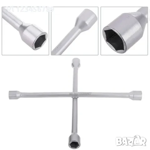 Ключ кръстат за гайки на джанти, снимка 1