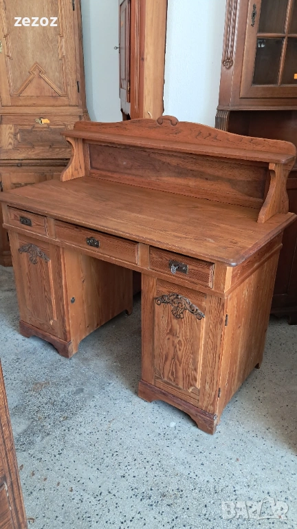 Бюро антикварно масив, снимка 1