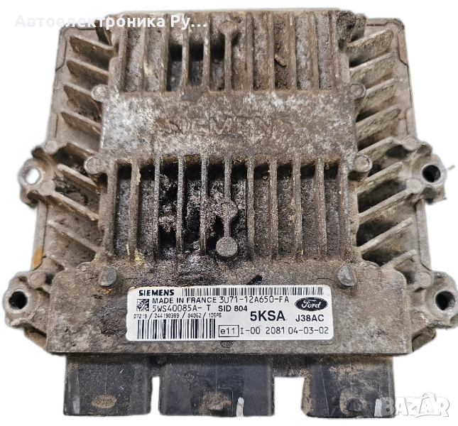 компютър Ford Fiesta 1.4TDCI ,3U71-12A650-FA, SID804, снимка 1