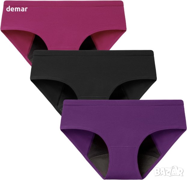 Molasus Period Непропускливи менструални памучни слипове за жени XL, снимка 1