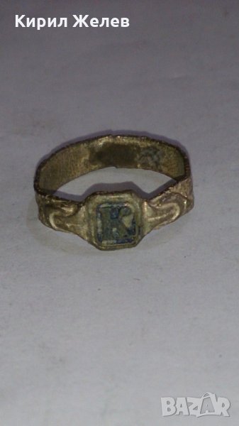 Старинен пръстен сачан над стогодишен - 67371, снимка 1