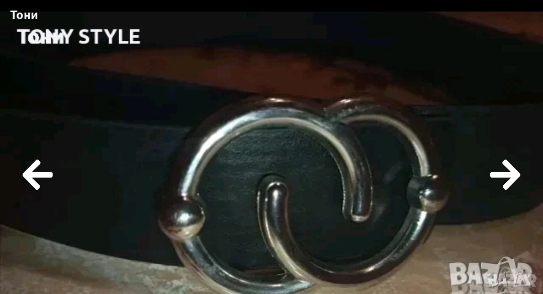 Нов Стилен Дамски Колан от Естествена Кожа 100см., снимка 1